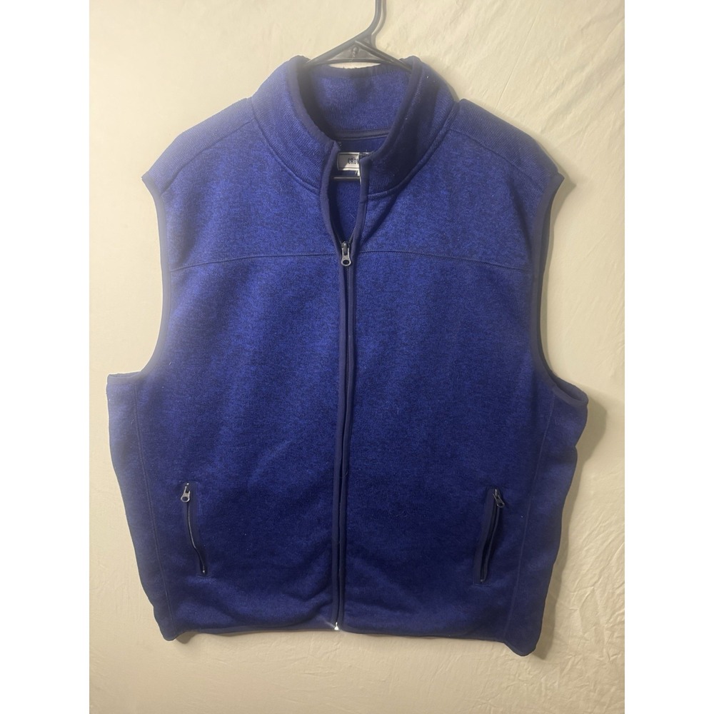 Crown And Ivy Men's Vest Blue Size XL Casual